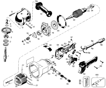 Page A Diagram and Parts List for 4046-BDK 3 Black and Decker Sander Polisher